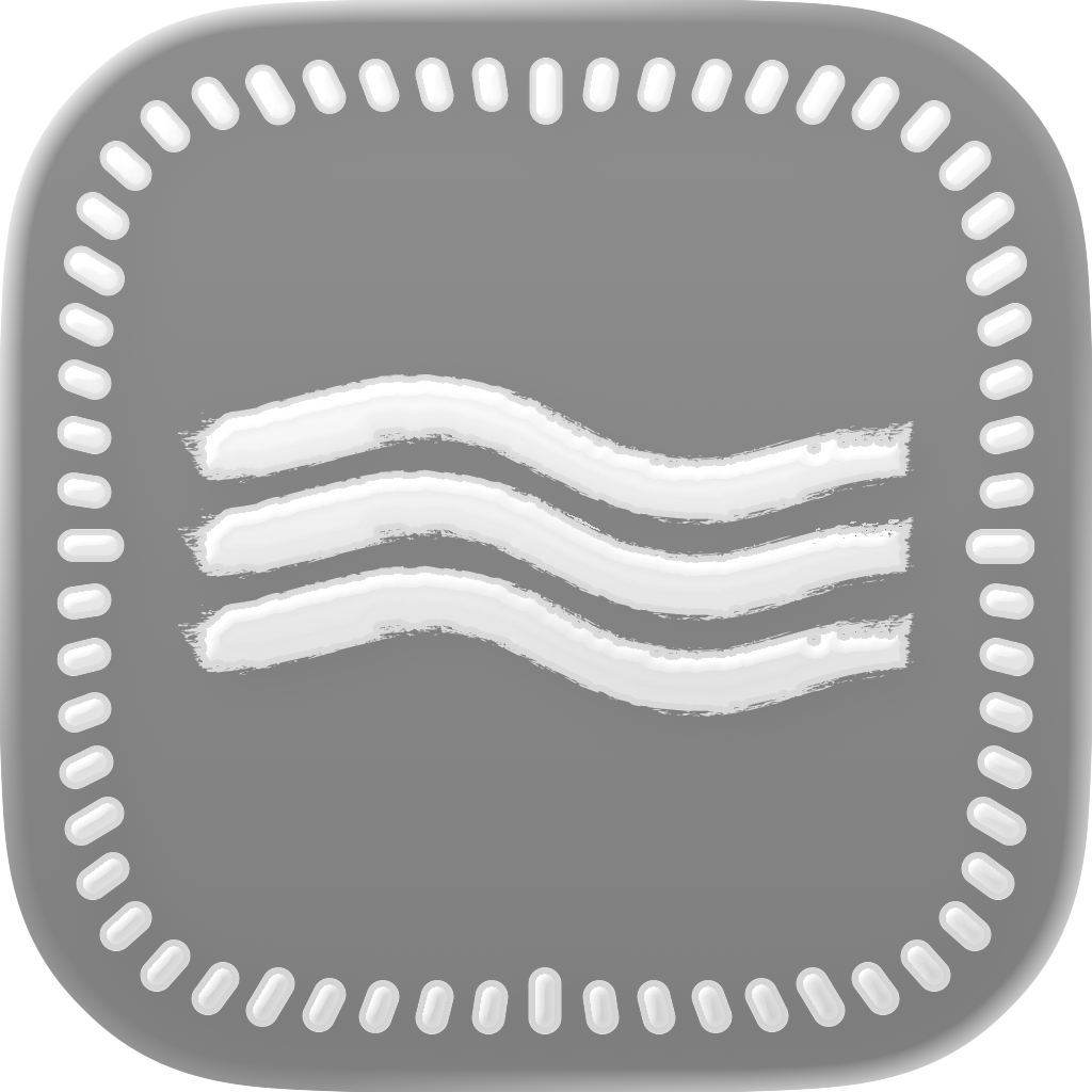 Flows app icon, clear light variant