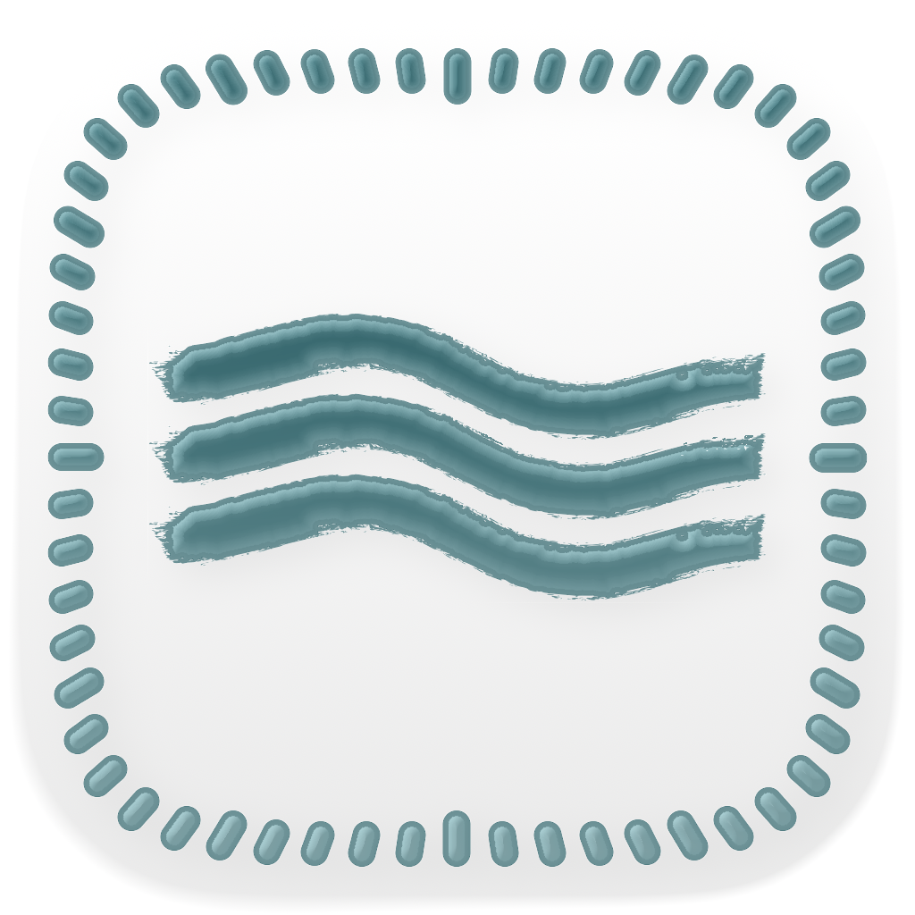 Flows app icon, light variant